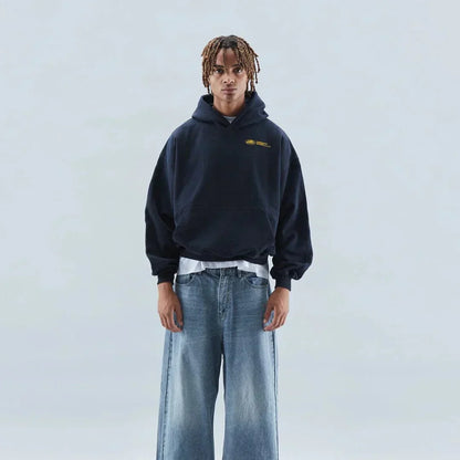 Kuscheliger Kapuzenpullover mit Rückenprint – Love