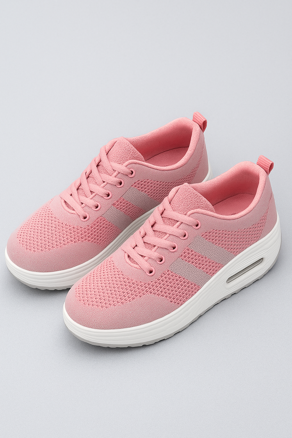 Demi | Damen Sportschuhe mit Keilabsatz und Atmungsaktivem Mesh