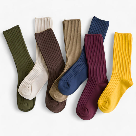 Weiche, atmungsaktive Baumwollsocken - Bequem und luftig