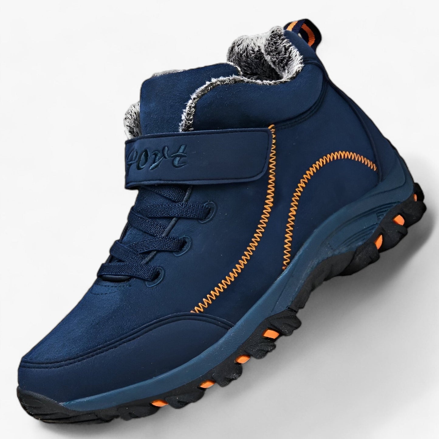 Hohe Stiefel aus wasserdichtem Wildleder - Warm und rutschfest für den Winterkomfort