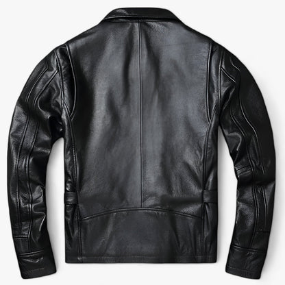 Herren Lederblouson - Vintage Biker Wärme