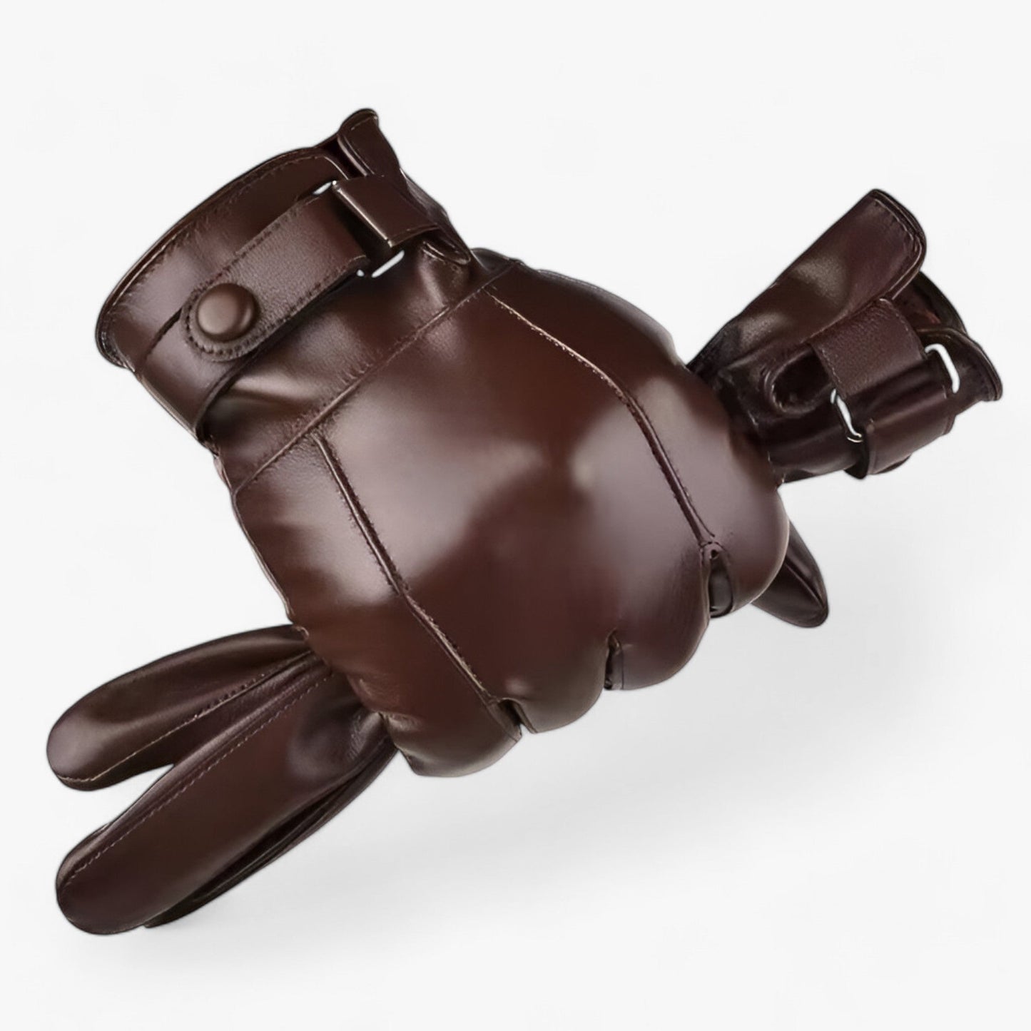 Herren Lederhandschuhe - Wärme aus echtem Lammfell für den Winter