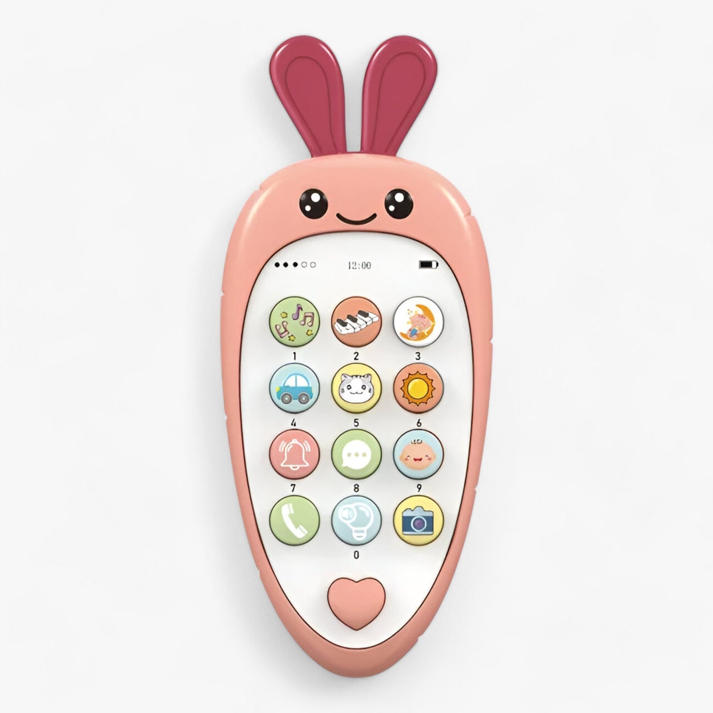 Baby-Spielzeugtelefon - Beruhigende Musik und Interaktives Spiel