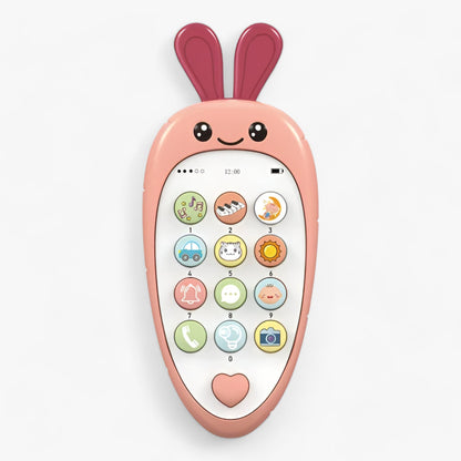 Baby-Spielzeugtelefon - Beruhigende Musik und Interaktives Spiel