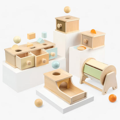 Sensorische Münzbox - Babys Sinnesentdeckung