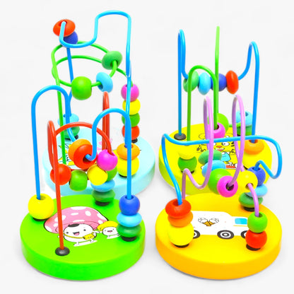 Holzperlen-Labyrinth - Frühe Lernförderung