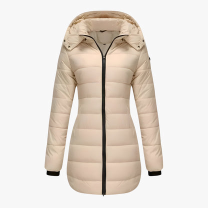 Elena | Lang Parka mit Kapuze - Extrem Warm Winterjacke