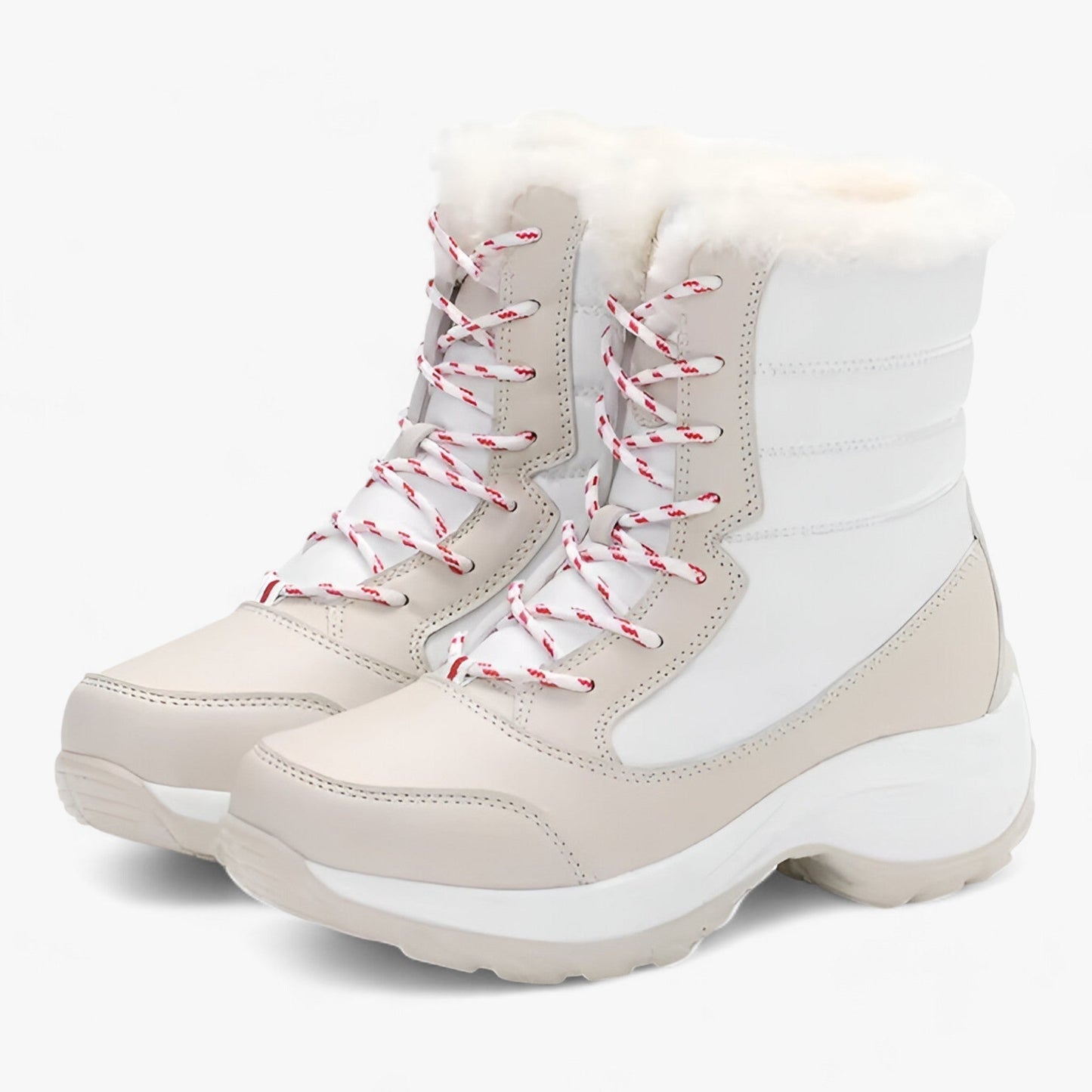 Stiefel aus Kunstfell - Wasserdichter und Wärme spendender Winter-Support