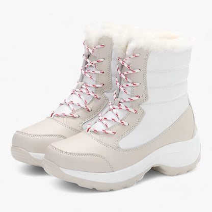 Stiefel aus Kunstfell - Wasserdichter und Wärme spendender Winter-Support