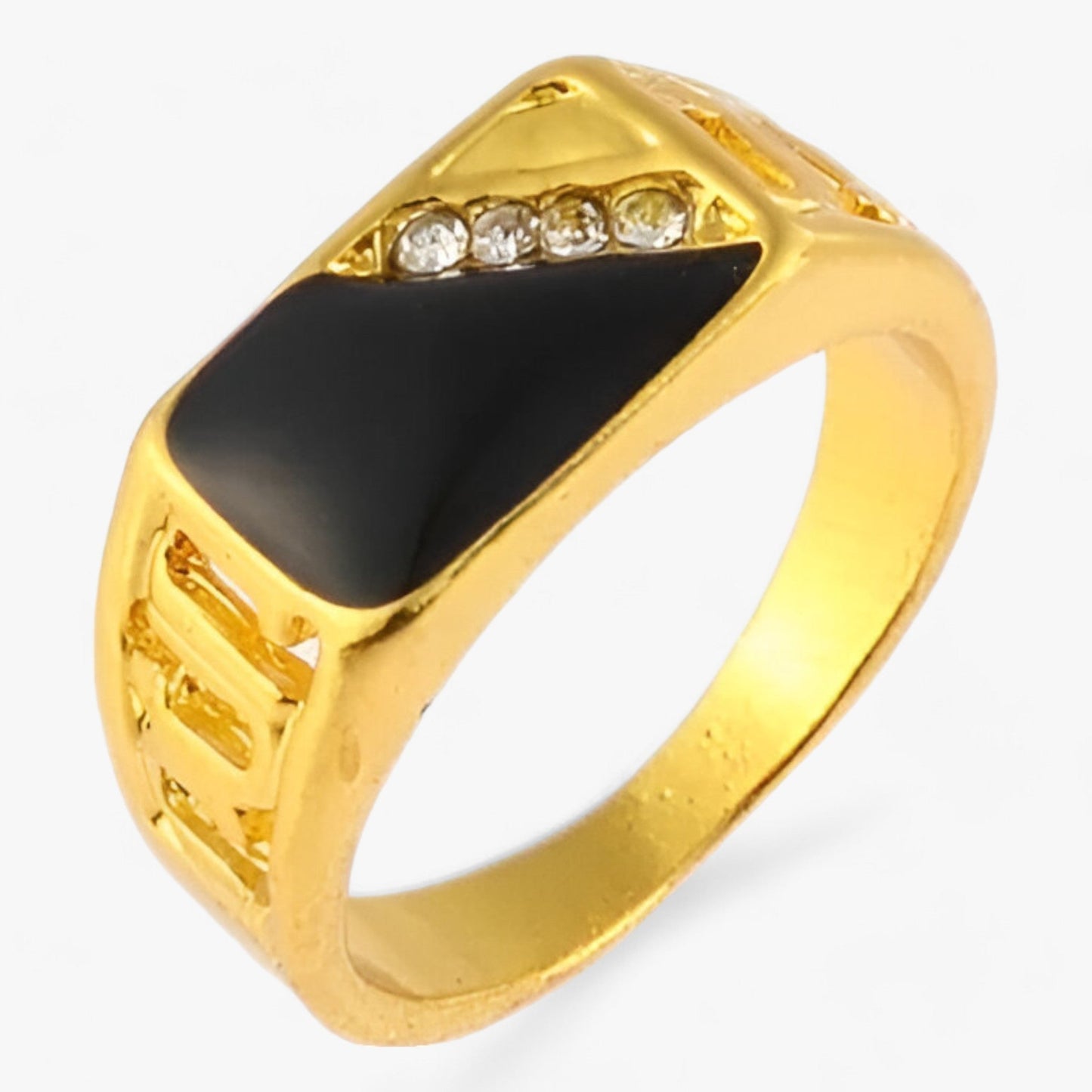 Breiter Ring - Mutiger und Stilvoller Hip-Hop-Schmuck