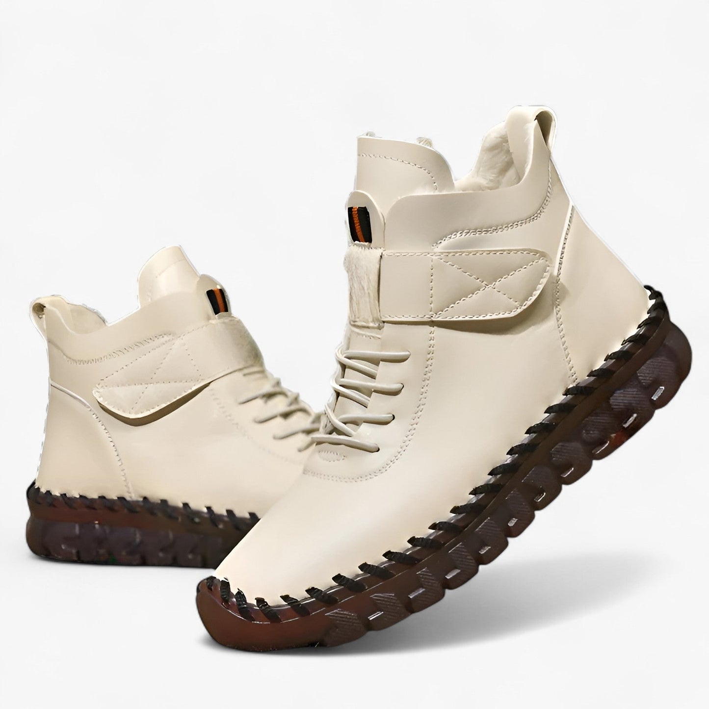 Sici | Orthopädische Lederstiefel mit Futter - Winterkomfort, wasserdicht und warm