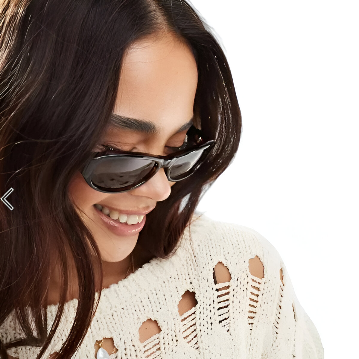 Cat-Eye Sonnenbrille mit Schwarzem Verlauf - Trendy und Raffiniert