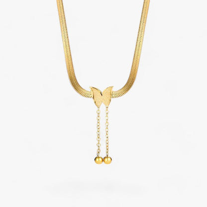 Schmetterling Anhänger Halskette - Charmant und Elegant