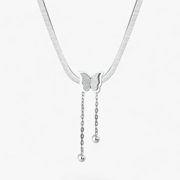 Schmetterling Anhänger Halskette - Charmant und Elegant