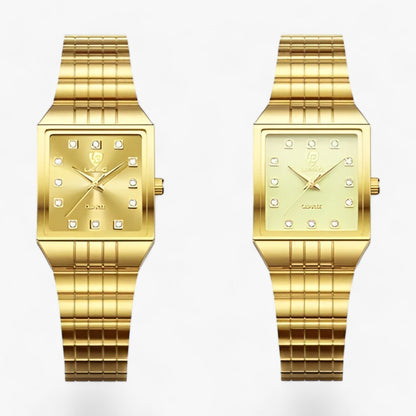 Goldene Eleganz | Uhr - Strahlende Raffinesse