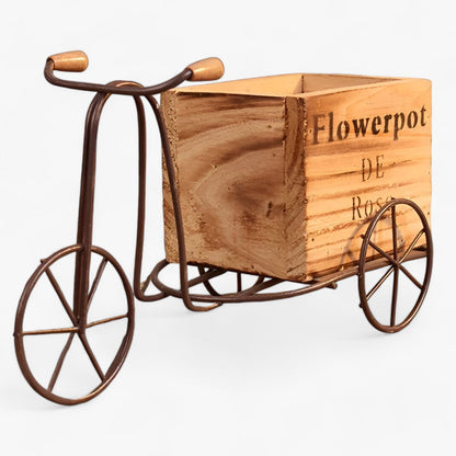 PedalBlüte | Retro-Blumentopf - Verspielte Sukkulentenausstellung