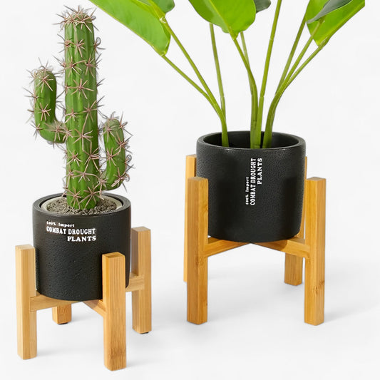 Bonsai-Glück | Holzpflanzgestell - Dauerhafte Eleganz