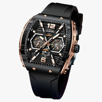 LIGE | Luxuriöse wasserdichte Quarzuhr – Verleiht Ihrem Aussehen Präzision