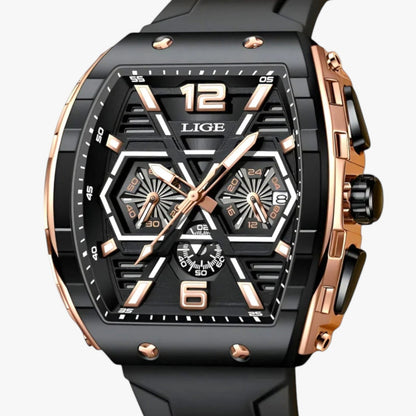 LIGE | Luxuriöse wasserdichte Quarzuhr – Verleiht Ihrem Aussehen Präzision