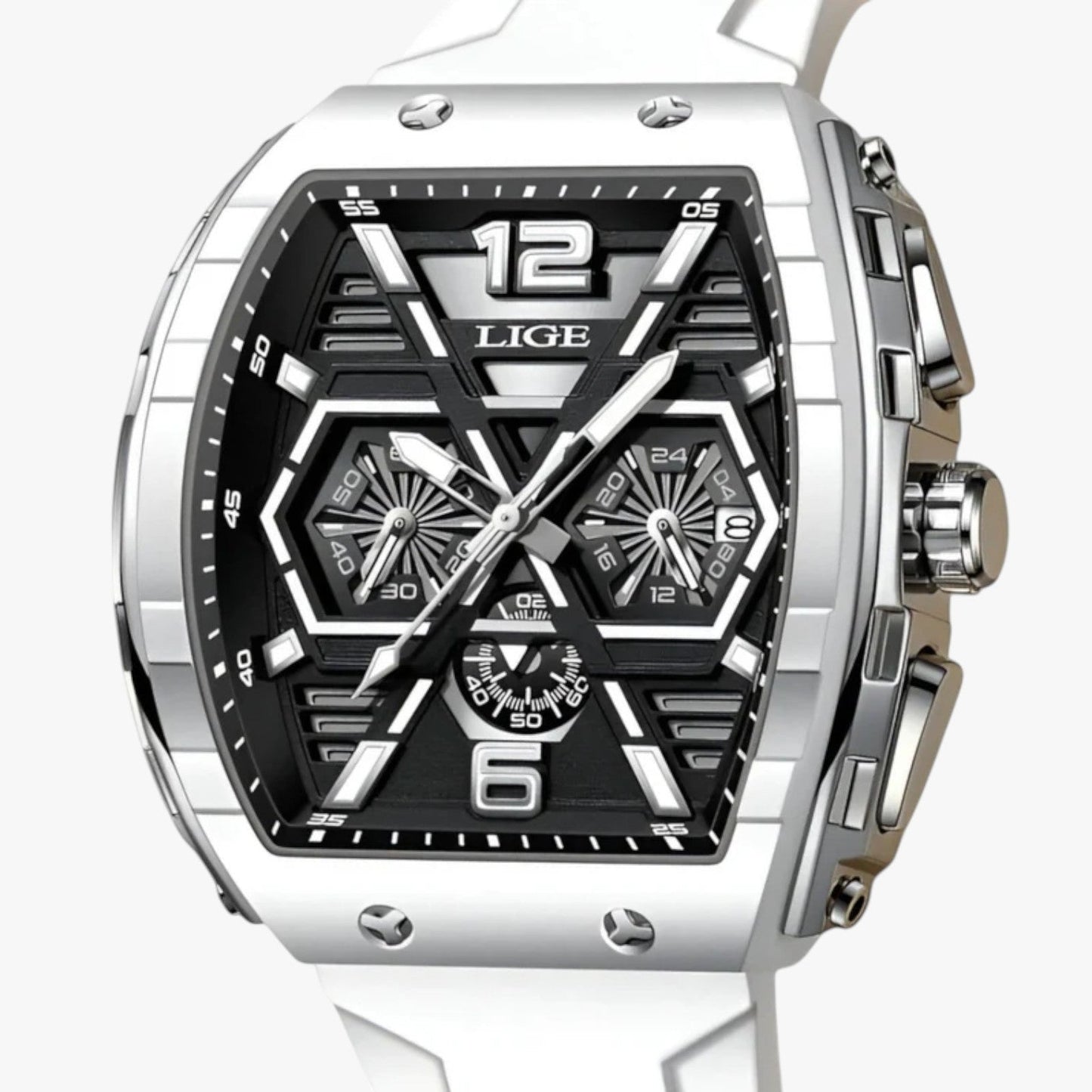 LIGE | Luxuriöse wasserdichte Quarzuhr – Verleiht Ihrem Aussehen Präzision