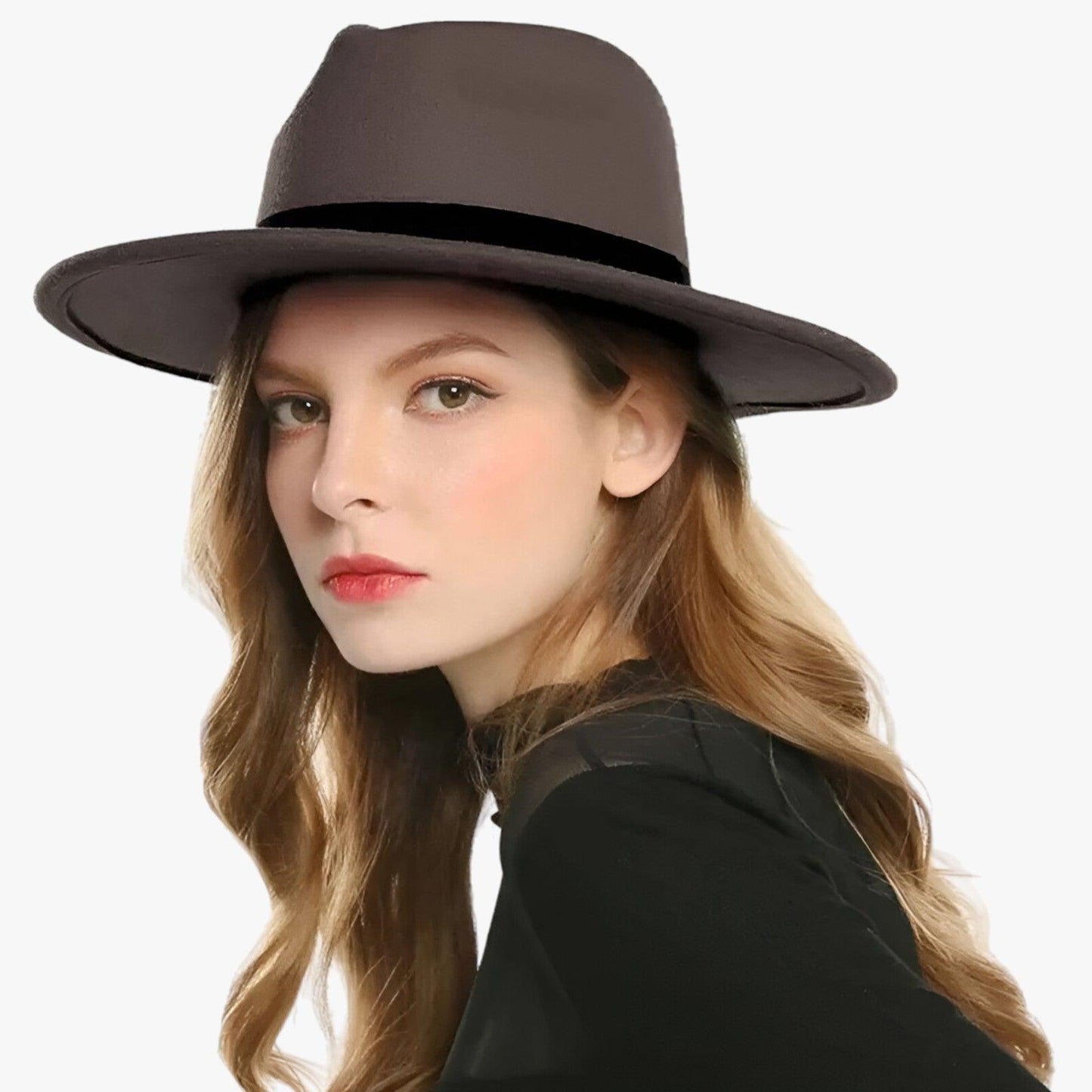 Alexis | Unisex Vintage Woll Fedora - Zeitlose Stil für Kaltes Wetter
