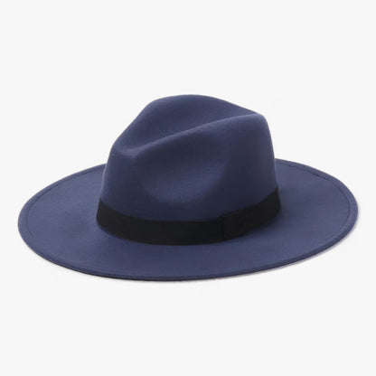 Alexis | Unisex Vintage Woll Fedora - Zeitlose Stil für Kaltes Wetter