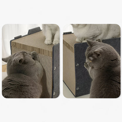 Kratz- und Ruheplatz für Katzen - Perfekte Kombination aus Komfort und Spiel