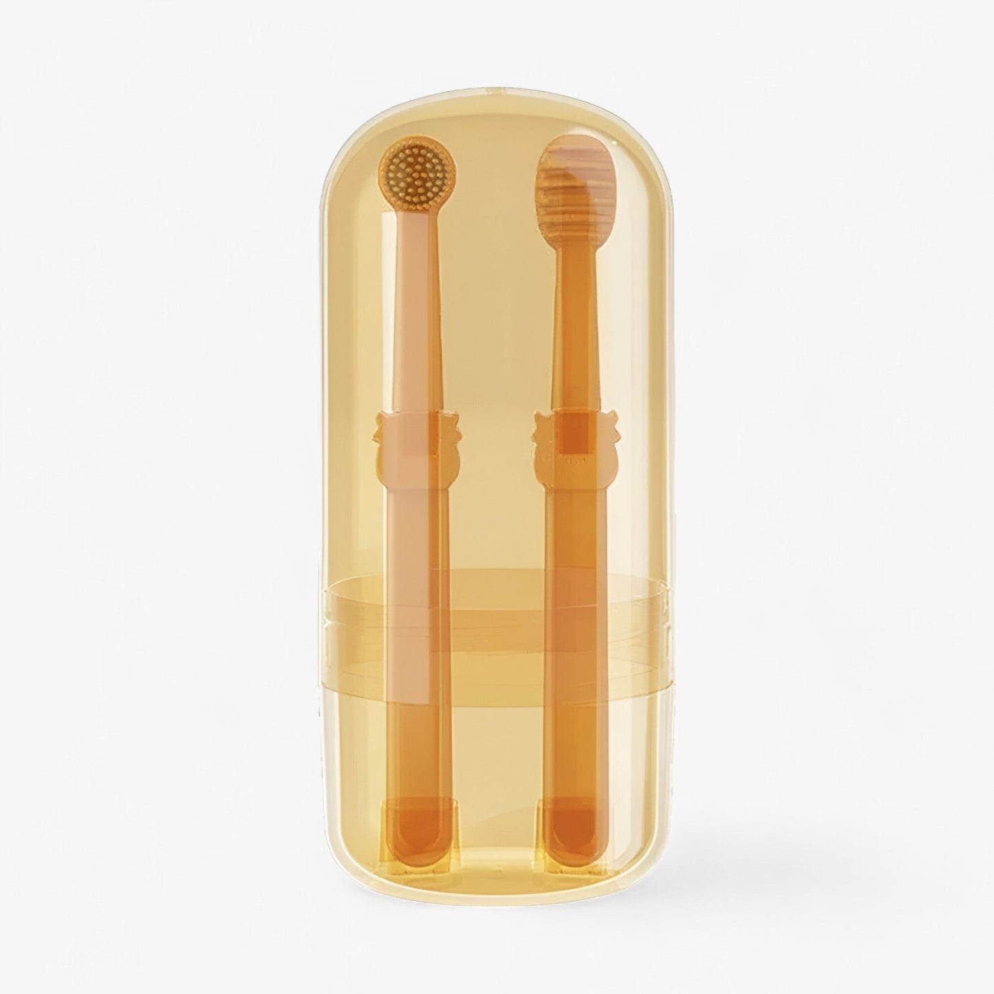 Reinigungsbürste für Hunde und Katzen - Kunststoffbürste mit Sanftem Silikonreinigungsschaber