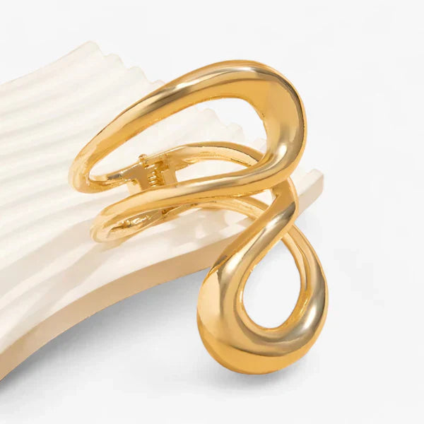 Metall-Feder-Manschettenarmband - Leicht und Elegant