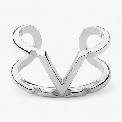 Minimalistisches Hohles "V"-Armband - Schlanker und Vielseitiger Stil