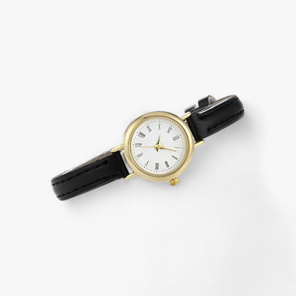 Kleine runde Uhr - Schicker Minimalismus für den täglichen Stil