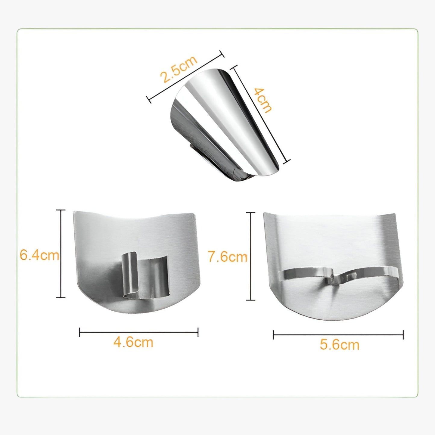 Edelstahl-Fingerschutz - Sicheres Schneiden
