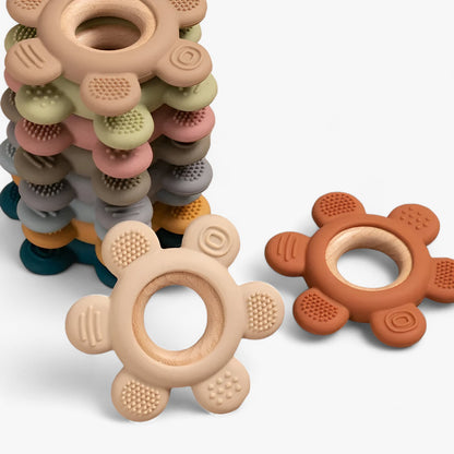 Silikon-Beißring-Spielzeug - Sanfte Linderung beim Zahnen