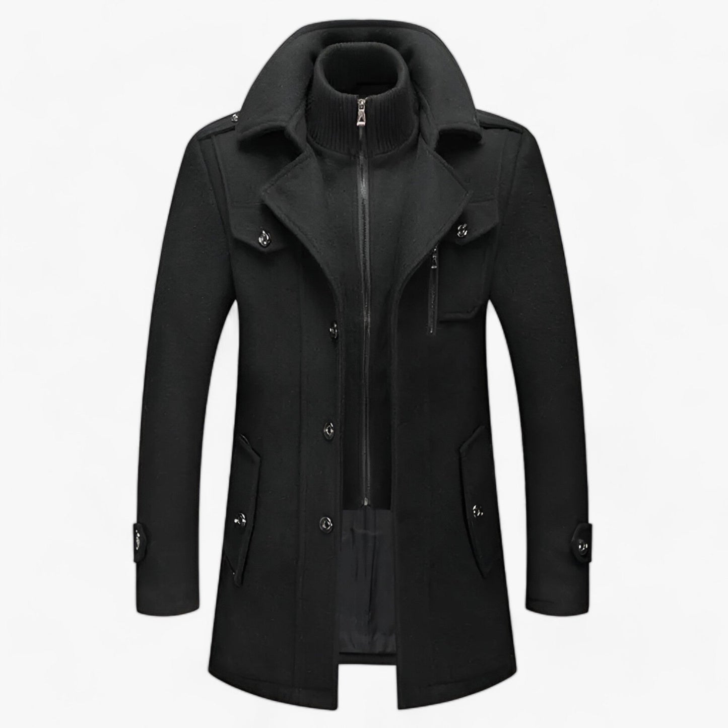 Langer Windbreaker - Schützend und Stylisch