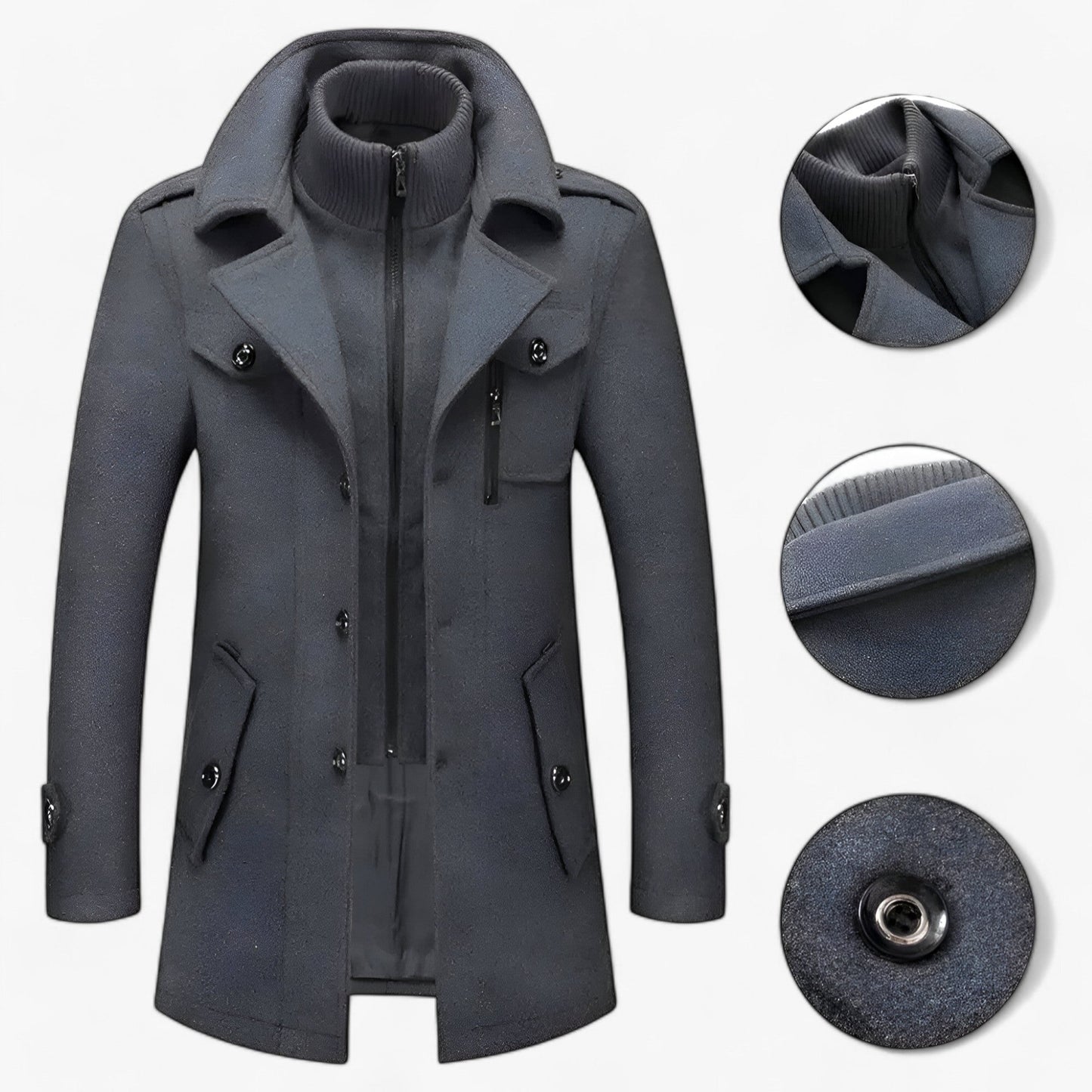 Grant | Langer Wetterschutzjacke - Schutz und Stil