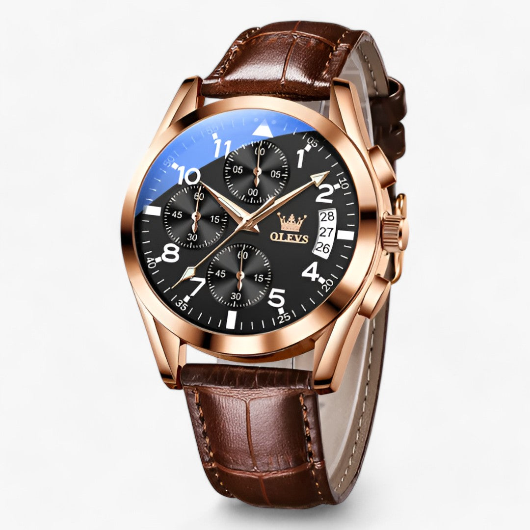 Leuchtende Quarzuhr - Elegant & Wasserdicht