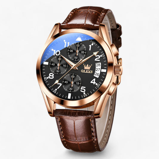 Leuchtende Quarzuhr - Elegant & Wasserdicht