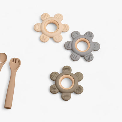 Silikon-Beißring-Spielzeug - Sanfte Linderung beim Zahnen