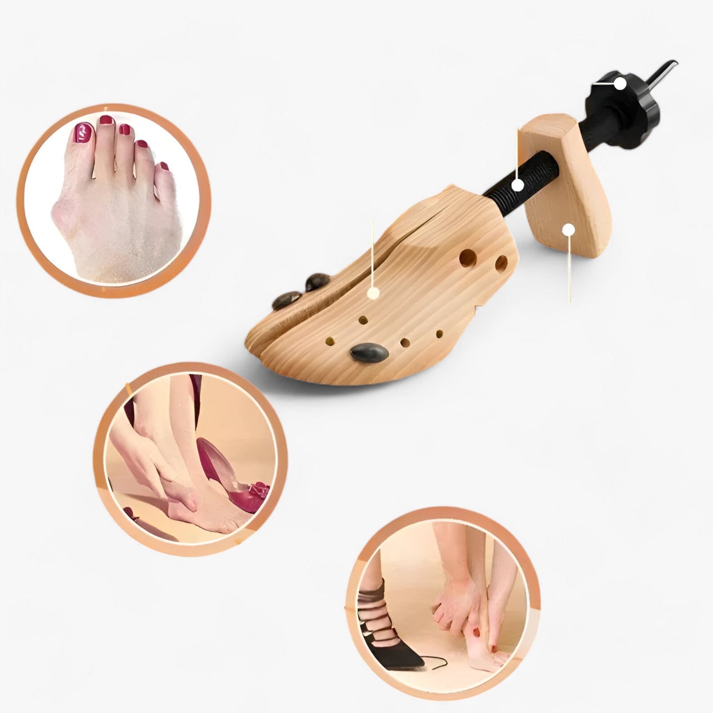 SCHUHDEHNER - Verstellbarer Schuhdehner - Passform für Ihren Komfort