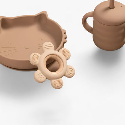 Silikon-Beißring-Spielzeug - Sanfte Linderung beim Zahnen