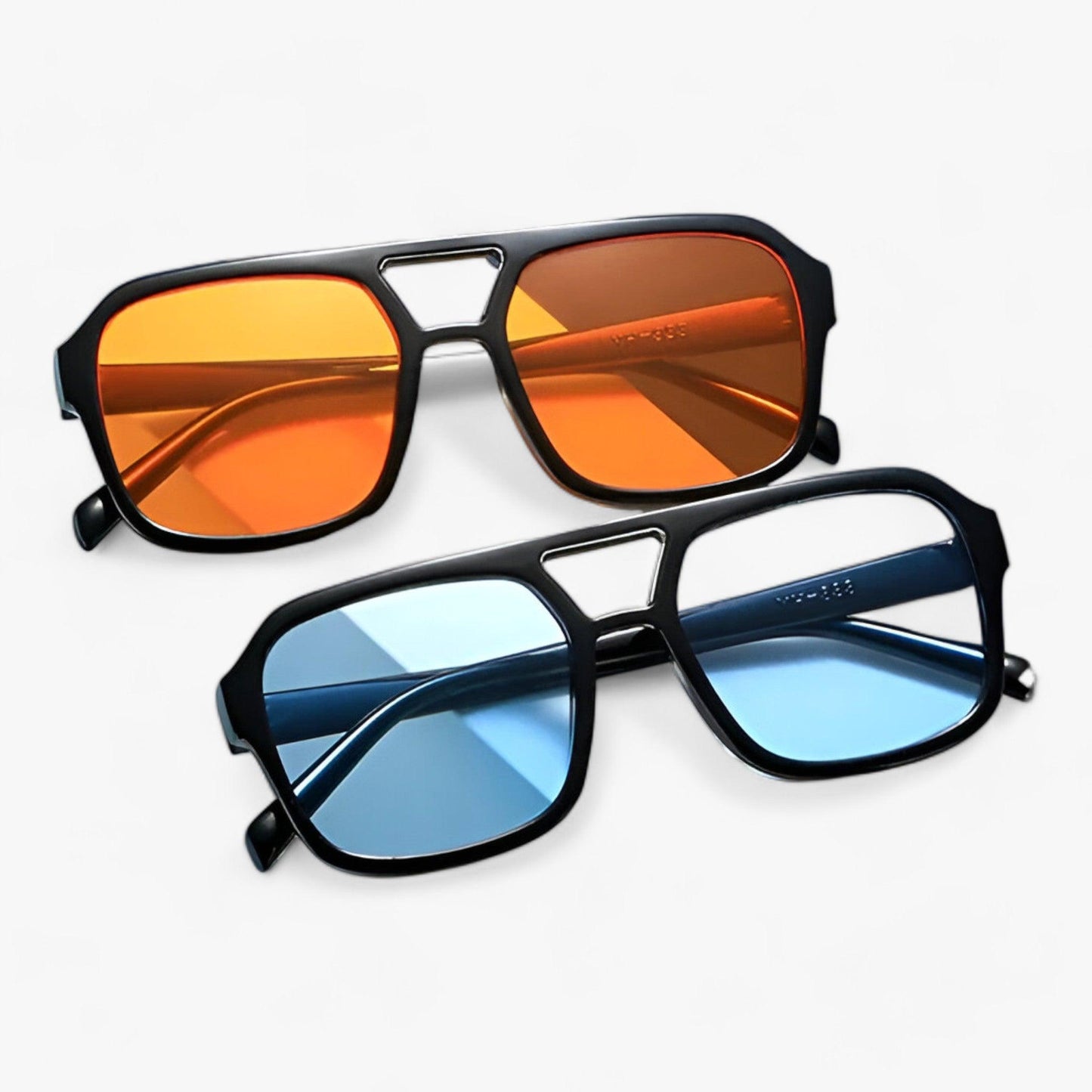 Iconic | Vintage Quadratische Sonnenbrille - Stilvoller Augenschutz für Alle Gelegenheiten