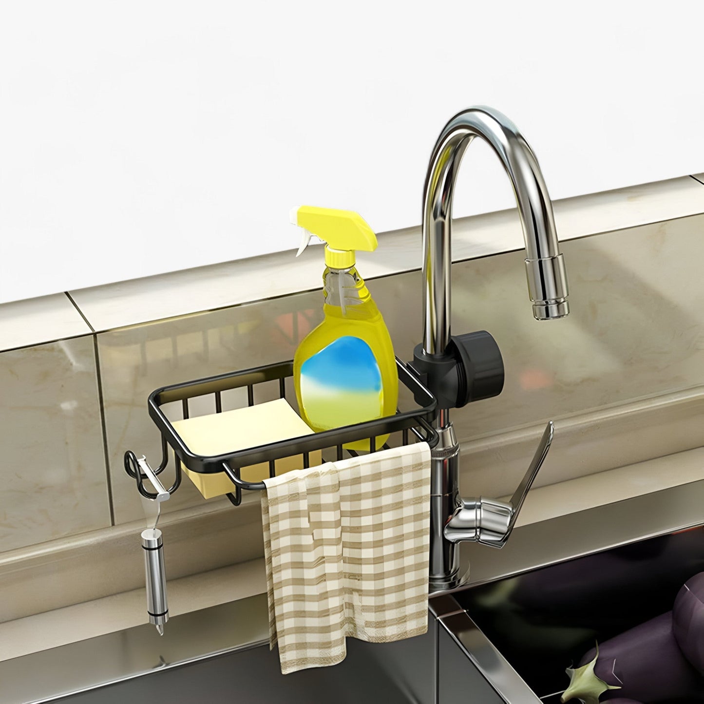 CLEANMATE - Edelstahl-Spülbeckenablauf - Halten Sie Ihre Küche organisiert