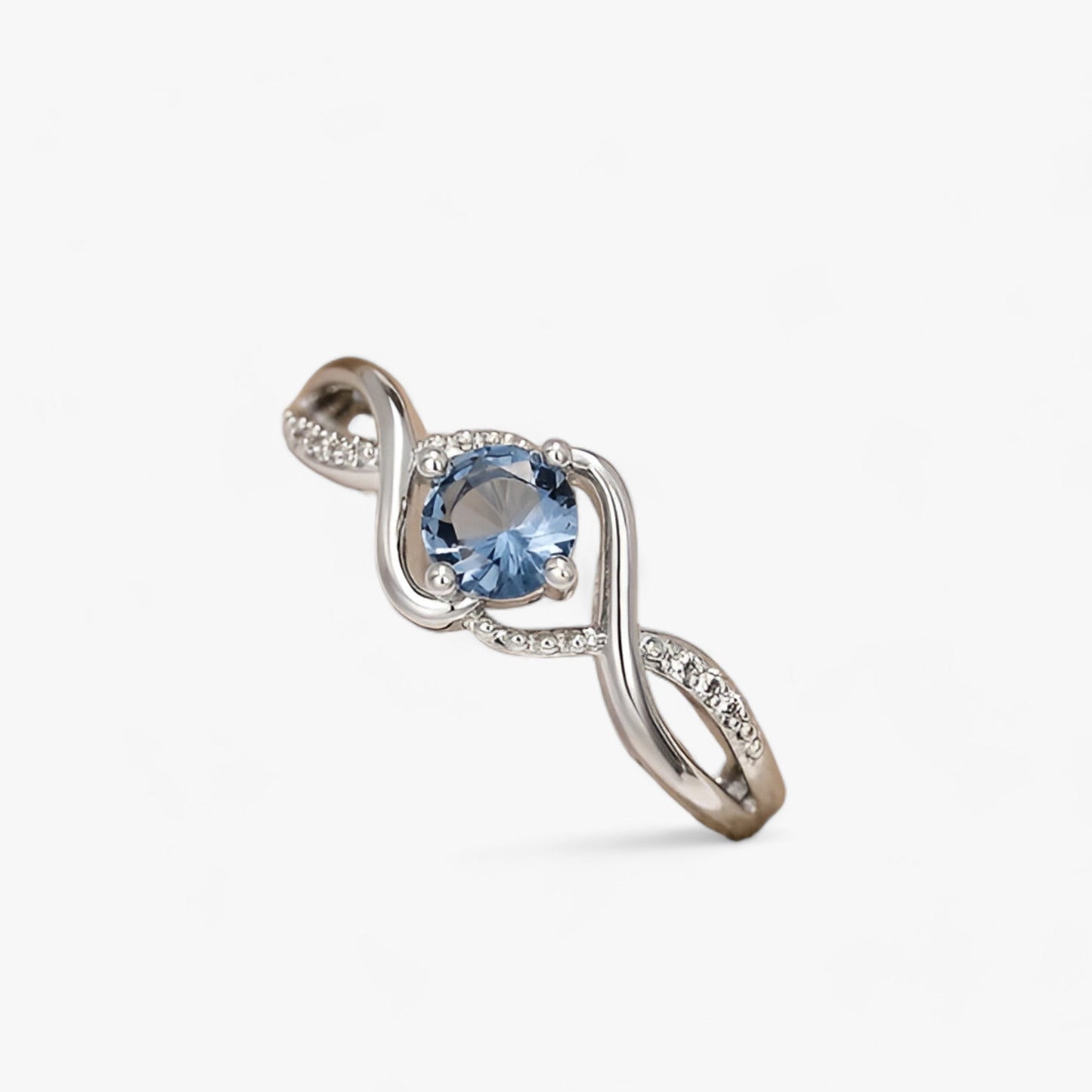 Charmanter blauer Ring - Müheloser Glamour