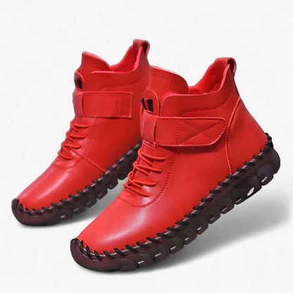 Sici | Orthopädische Lederstiefel mit Futter - Winterkomfort, wasserdicht und warm