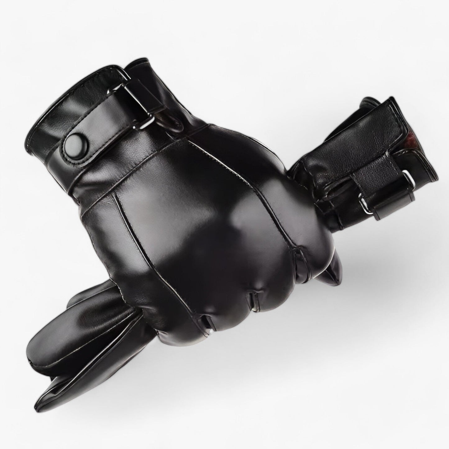 Herren Lederhandschuhe - Wärme aus echtem Lammfell für den Winter