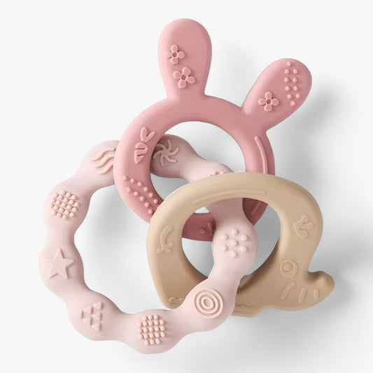Beißring aus Silikon für Babys - Sicher und Beruhigend für die Zahnung