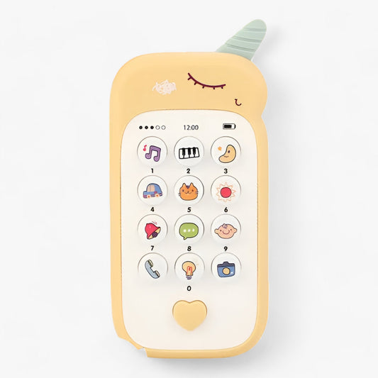 Baby-Spielzeugtelefon - Beruhigende Musik und Interaktives Spiel
