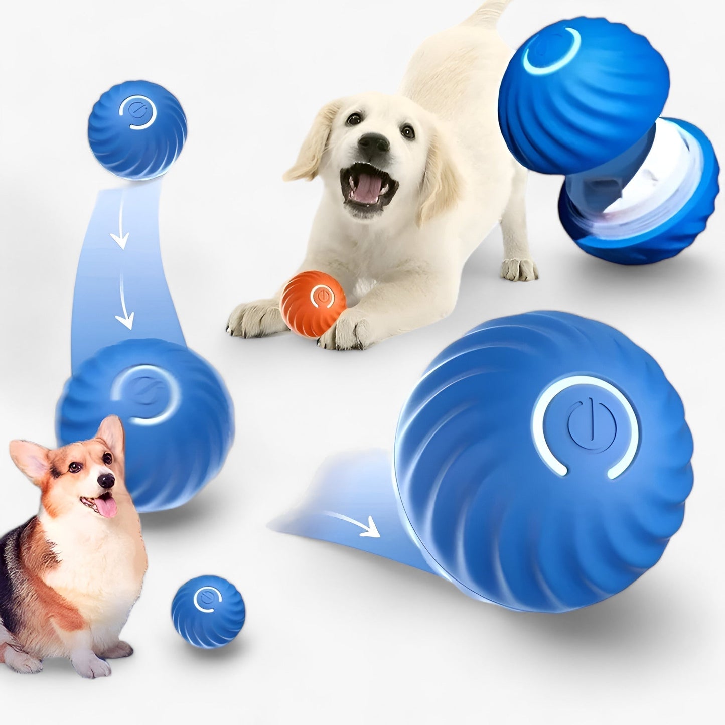 BOUNCY | Intelligentes Hundespielzeug - Engagierend und Interaktiv für Viel Spaß