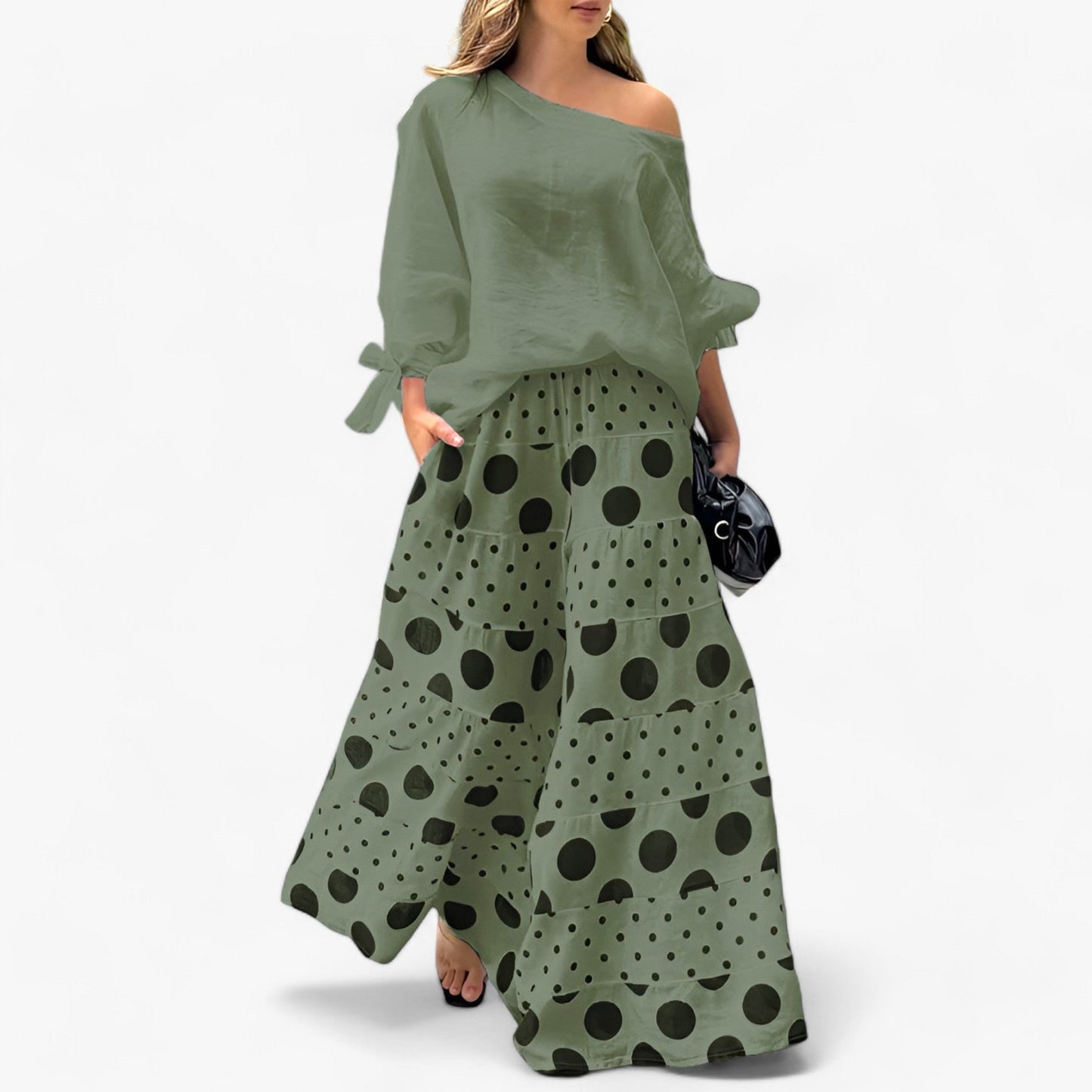 Lässiger 2-teiliger Anzug - Müheloser Stil mit lockerem geometrischem Print