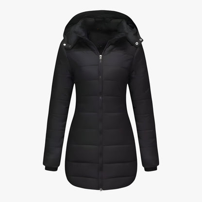 Elena | Lang Parka mit Kapuze - Extrem Warm Winterjacke